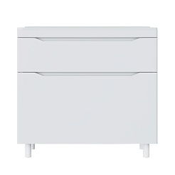 Vivon Тумба с раковиной Shelly 90 белая матовая – фотография-6